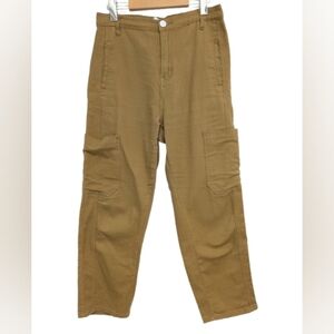 Kreamy women's brown cargo straight pants size L